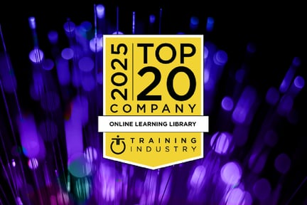 2025 Top 20 Training Industry award for online learning library