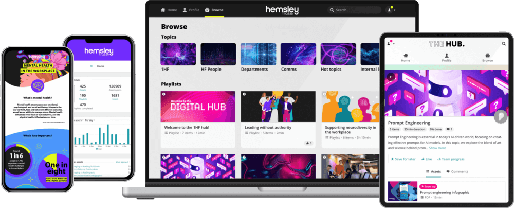 One Hub Platform The Hub | AI-Powered Learning Experience Platform (LXP)
