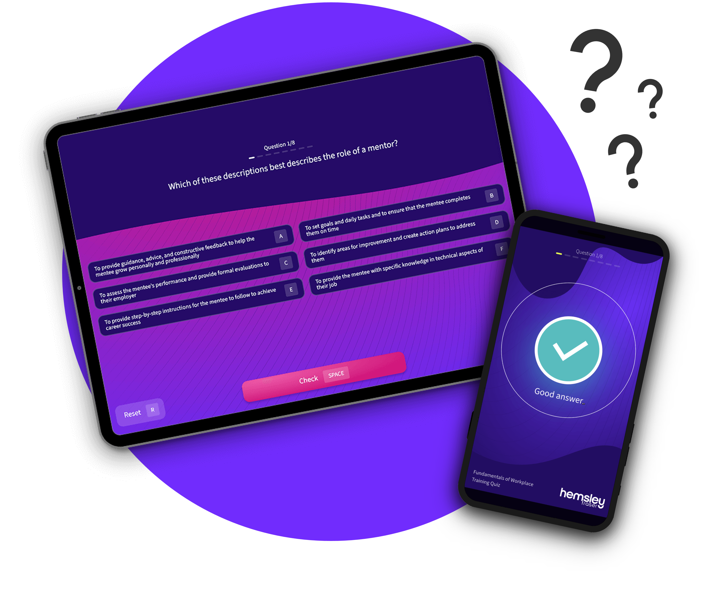 Quiz Mockup