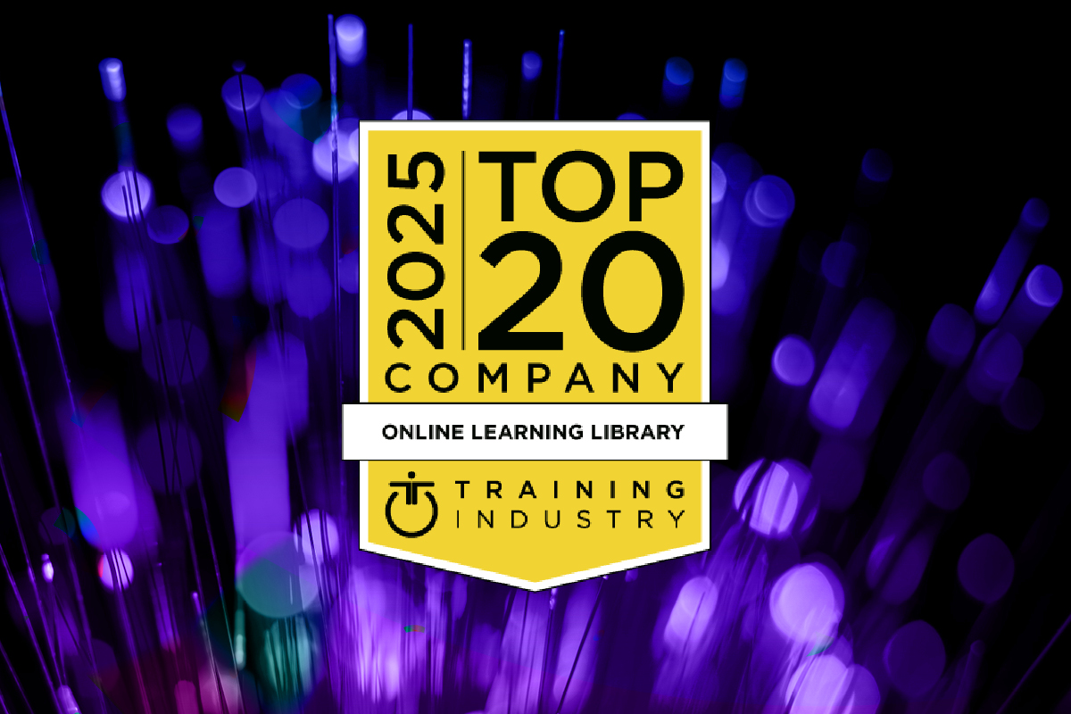 2025 Top 20 Training Industry award for online learning library